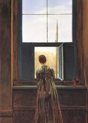 Caspar David Friedrich Woman at the Window (mk10) Spain oil painting art